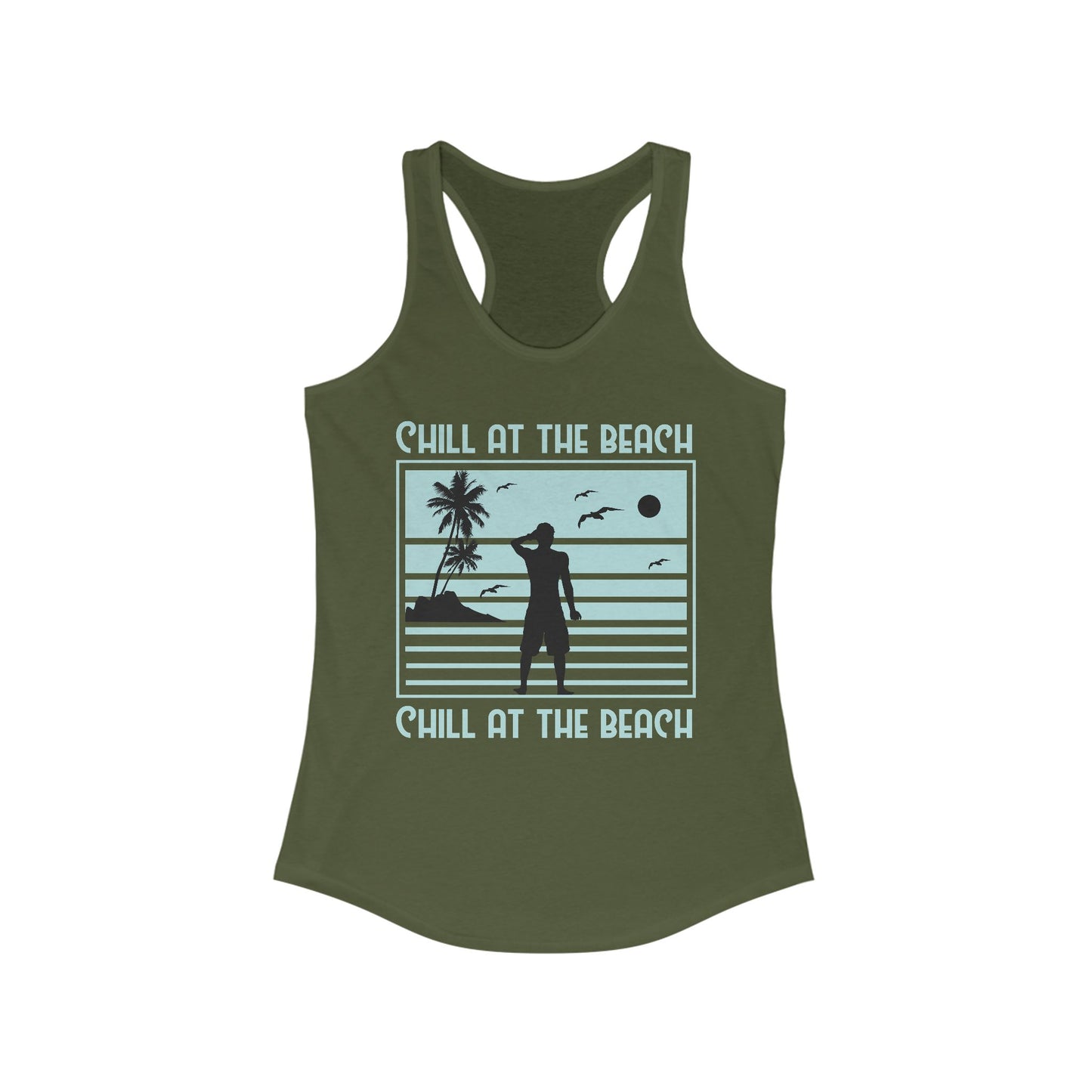 Racerback Tank Top for Women, Summer Sleeveless Shirt, Workout Gym Fitness Wear, Yoga Activewear, Casual Beach Tank, Gift for