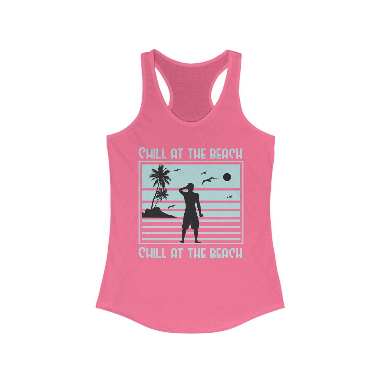 Racerback Tank Top for Women, Summer Sleeveless Shirt, Workout Gym Fitness Wear, Yoga Activewear, Casual Beach Tank, Gift for