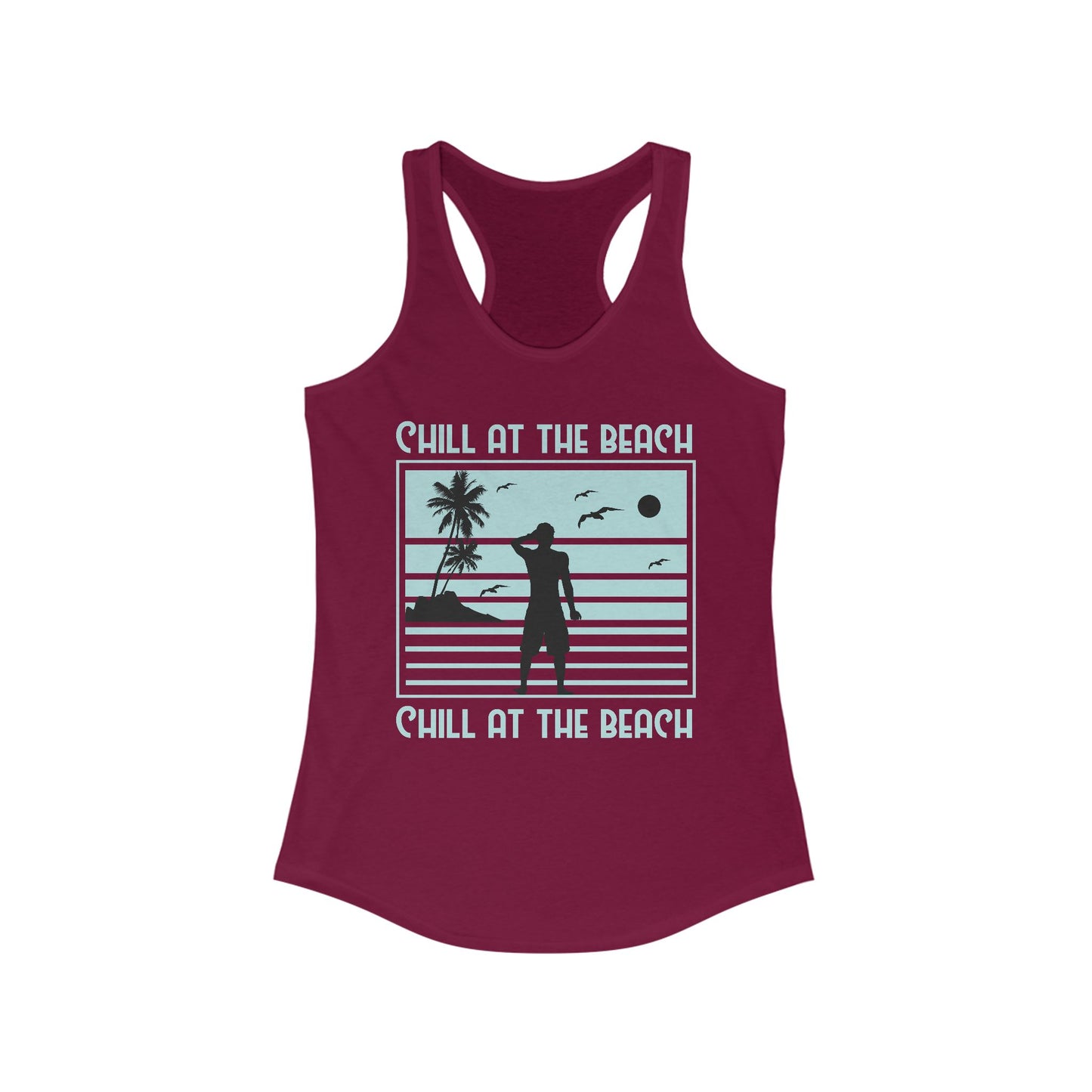 Racerback Tank Top for Women, Summer Sleeveless Shirt, Workout Gym Fitness Wear, Yoga Activewear, Casual Beach Tank, Gift for