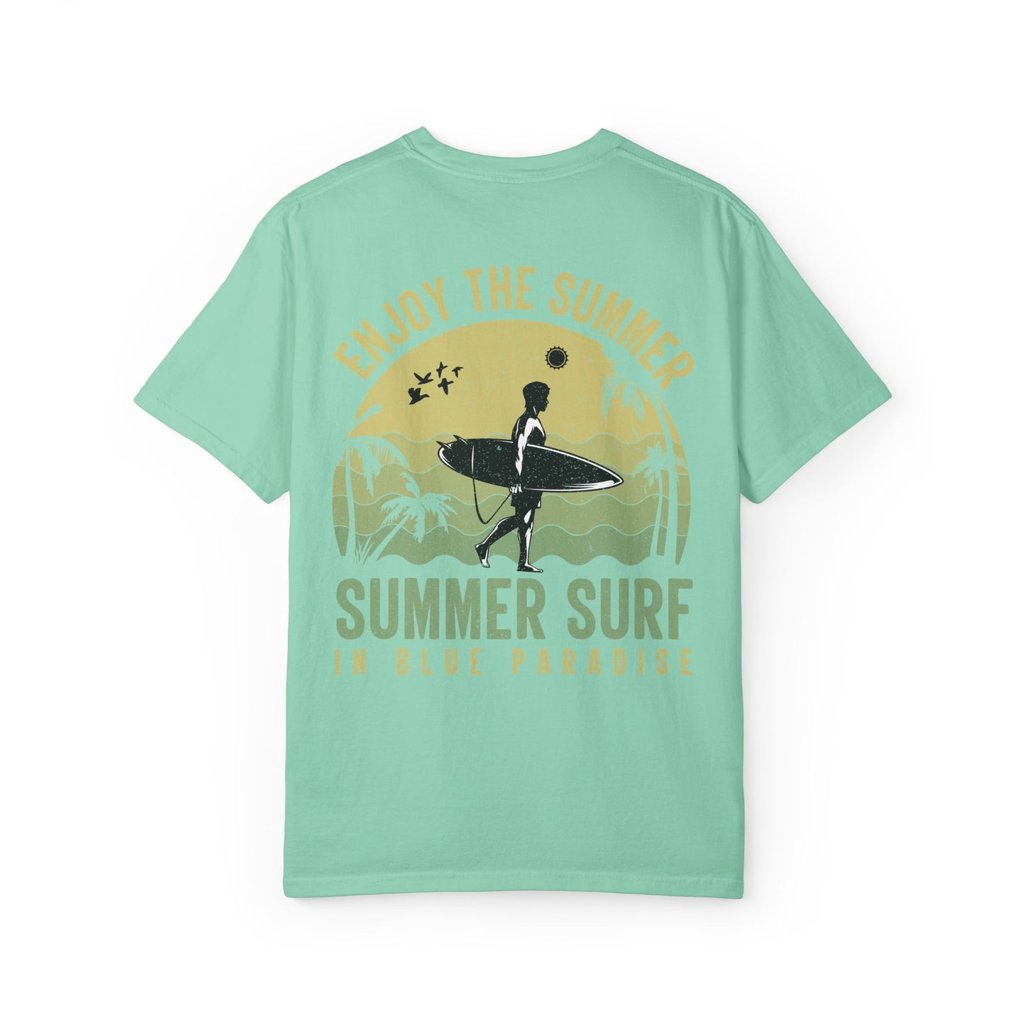 Vintage Summer Surf T-shirt, Summer Vibes, Beachwear, Unisex Graphic Tee, Casual Summer Apparel, Vacation Shirt