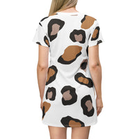 Leopard Print T-Shirt Dress | Casual Chic for Everyday Wear