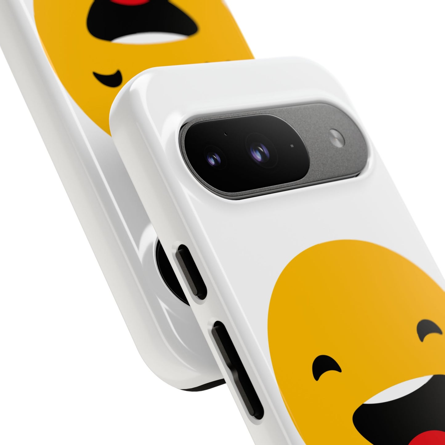 Happy Face Tough Phone Case - Durable Protection with Smile Design