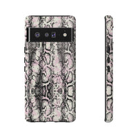 Stylish Snake Print Phone Case - Tough Protection for Trendsetters
