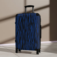 Bold Striped Suitcase - Stylish Travel Luggage for Adventurers