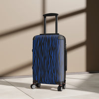 Bold Striped Suitcase - Stylish Travel Luggage for Adventurers