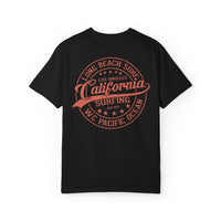 California Surf Unisex T-Shirt, Cozy Beachwear, Gift for Surfers, Summer Attire, Casual Style, Vacation Essential