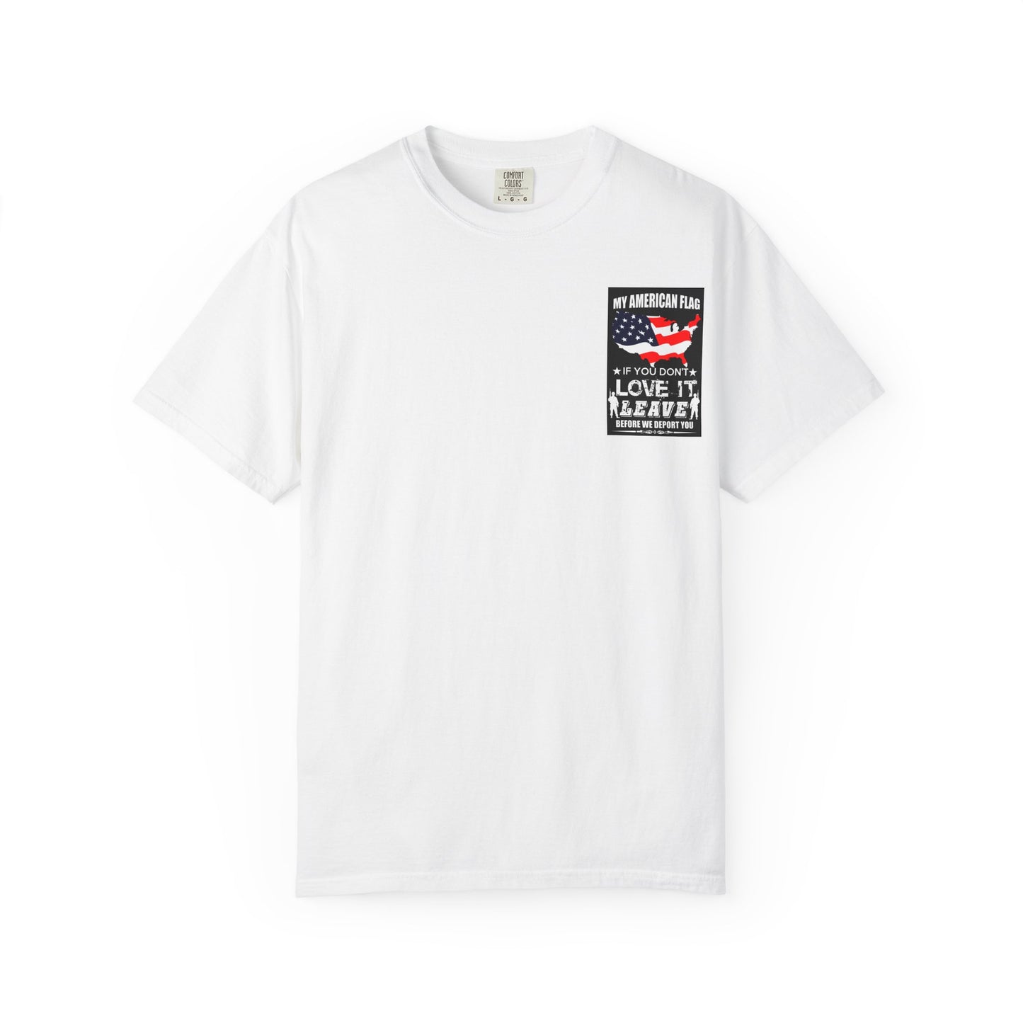 American Flag T-shirt, Patriotic Tee for July 4th, Veterans Support Shirt, Independence Day Top, USA Flag Apparel