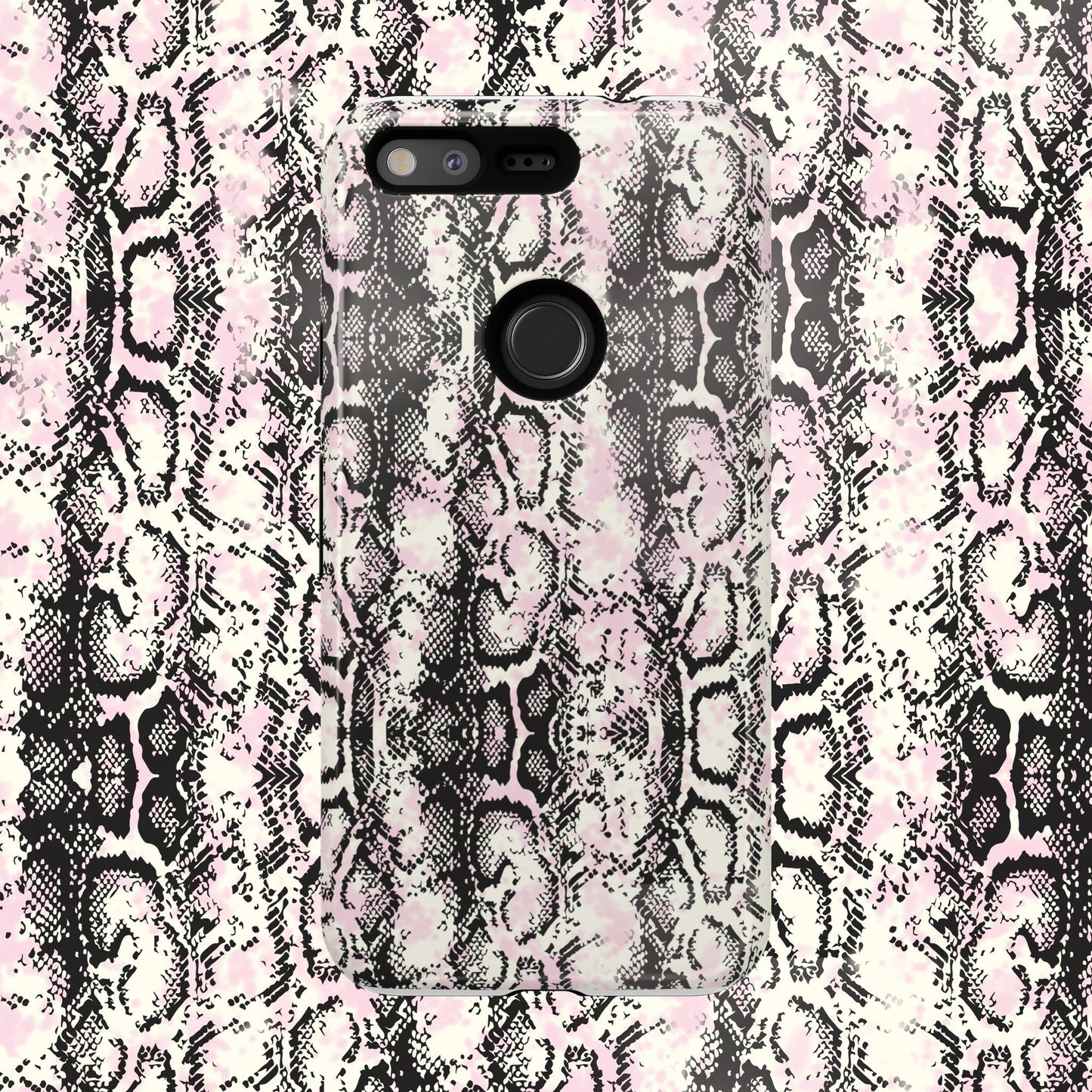 Stylish Snake Print Phone Case - Tough Protection for Trendsetters