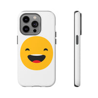 Happy Face Tough Phone Case - Durable Protection with Smile Design