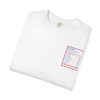 Success Nutrition Facts Unisex Garment-Dyed T-Shirt