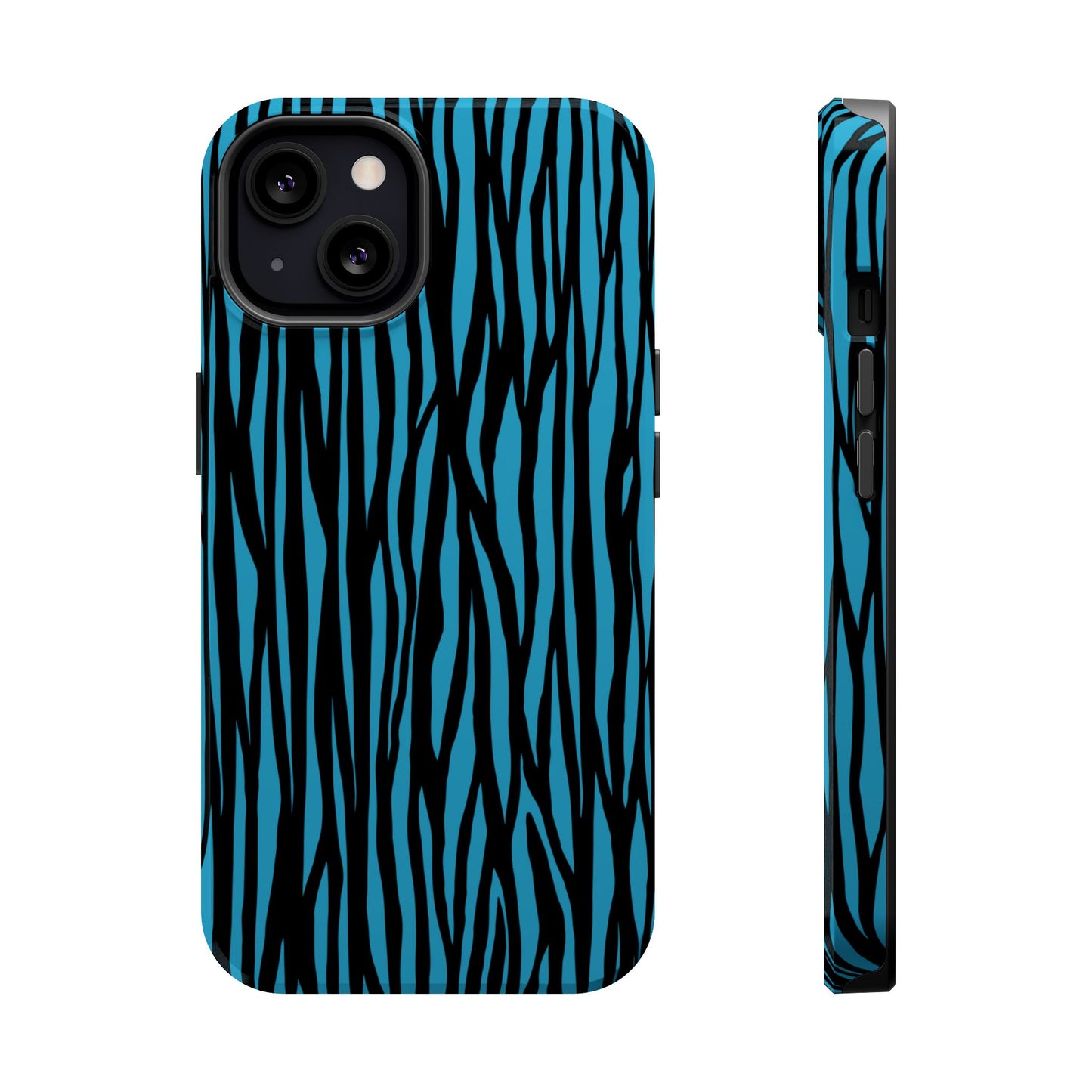Zebra Print Magnetic Tough Case for iPhone - Durable & Stylish Phone Protection