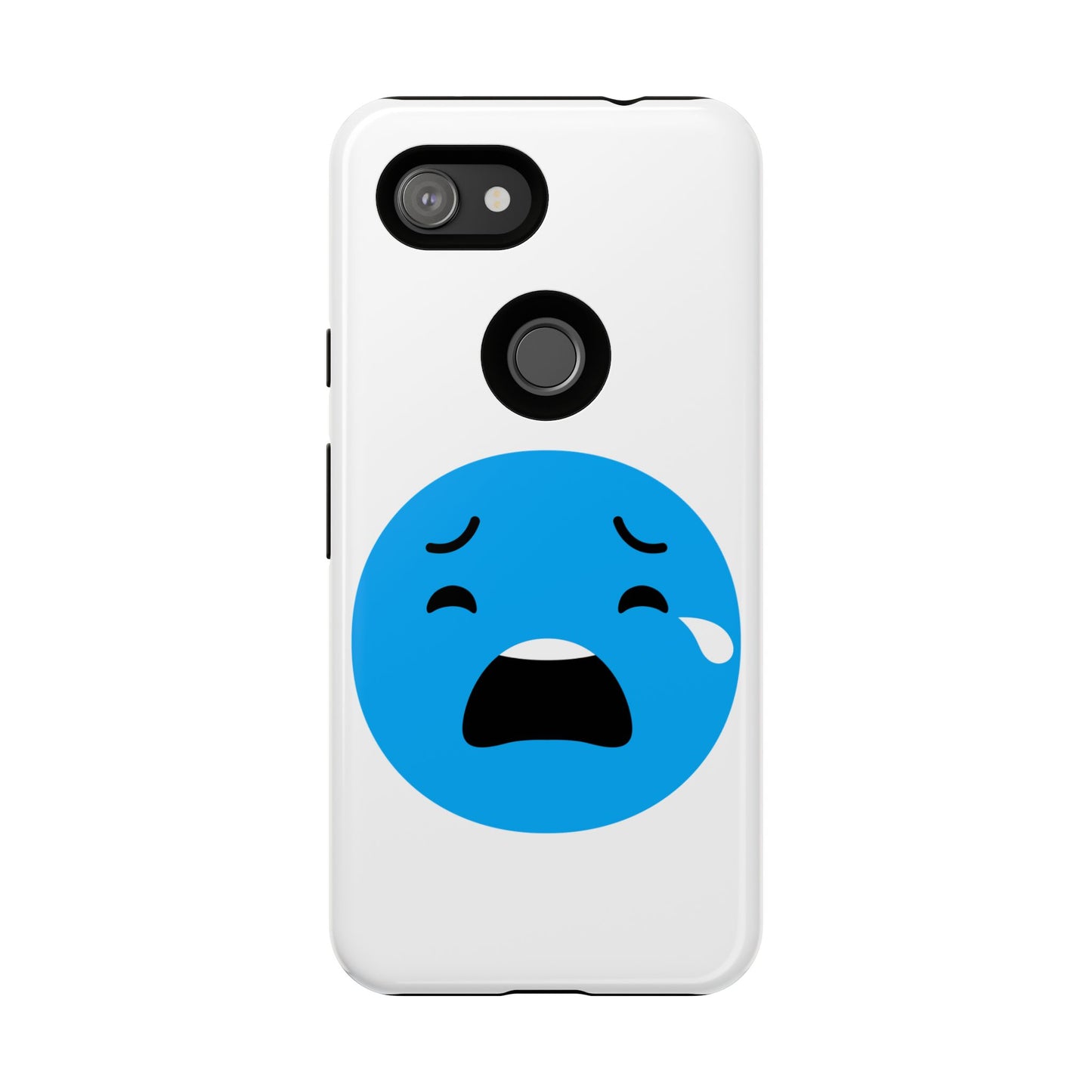 Funny Sad Face Phone Case - Tough and Stylish