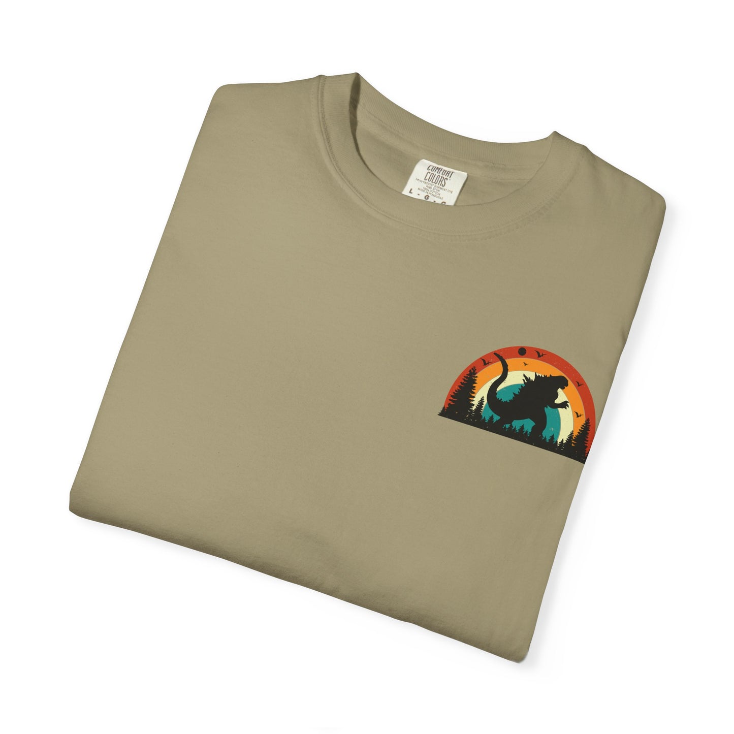 Retro Sunset Dinosaur Unisex T-Shirt
