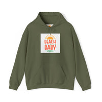 Beach Baby Hooded Sweatshirt | Summer Vibes, Beach Lover Gift, Unisex Casual Wear, Cozy Hoodie, Fun Beachwear