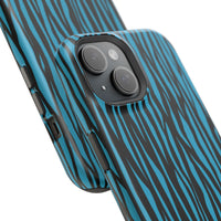 Zebra Print Magnetic Tough Case for iPhone - Durable & Stylish Phone Protection