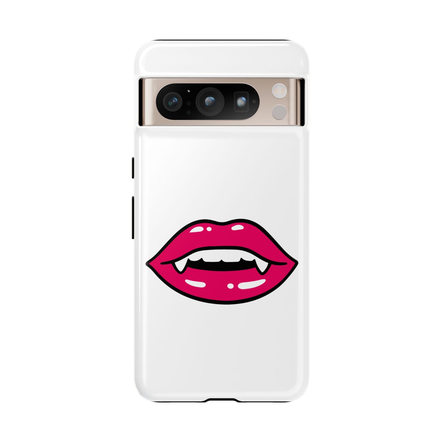 Vampire Mouth Phone Case - Tough Cases for Halloween, Gift for Spooky Lovers, Quirky Phone Accessories, Fun Tech Gear
