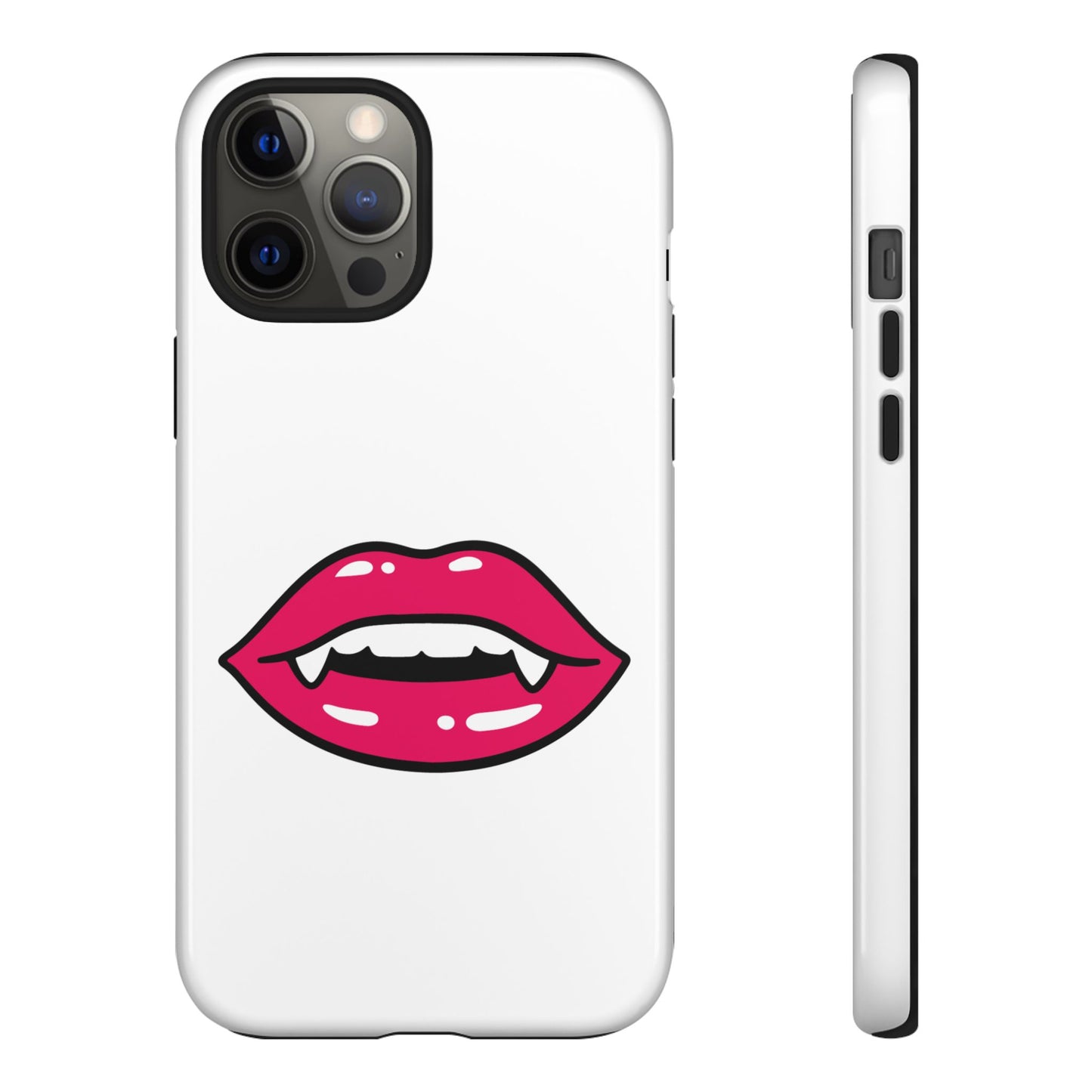 Vampire Mouth Phone Case - Tough Cases for Halloween, Gift for Spooky Lovers, Quirky Phone Accessories, Fun Tech Gear
