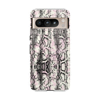 Stylish Snake Print Phone Case – Trendy Design, Tough Protection  Make a bold fashion statement while keeping your phone safe with this sleek and durable snake print case.
