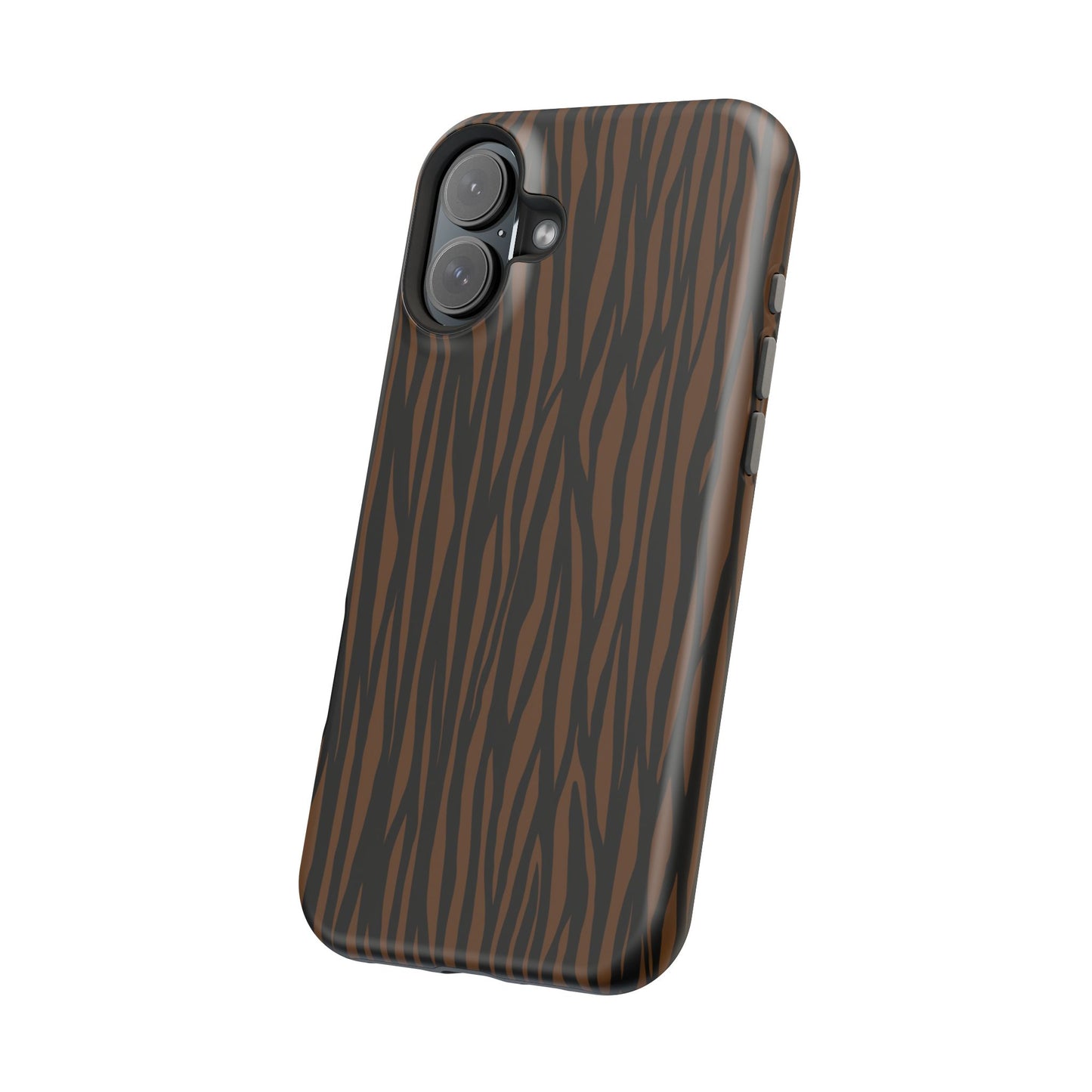 Stylish Magnetic Tough Phone Case - Bold Striped Design