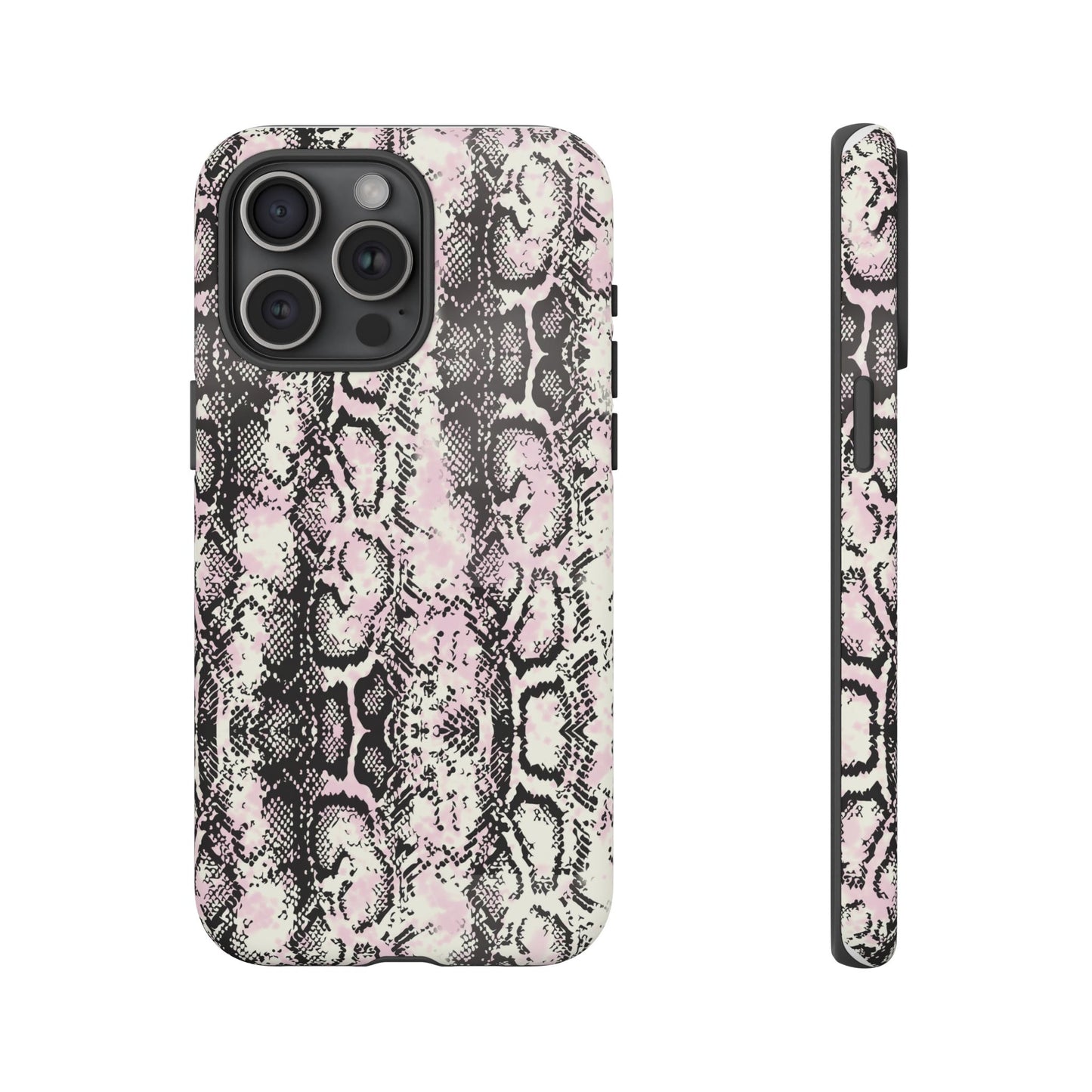 Stylish Snake Print Phone Case – Trendy Design, Tough Protection  Make a bold fashion statement while keeping your phone safe with this sleek and durable snake print case.