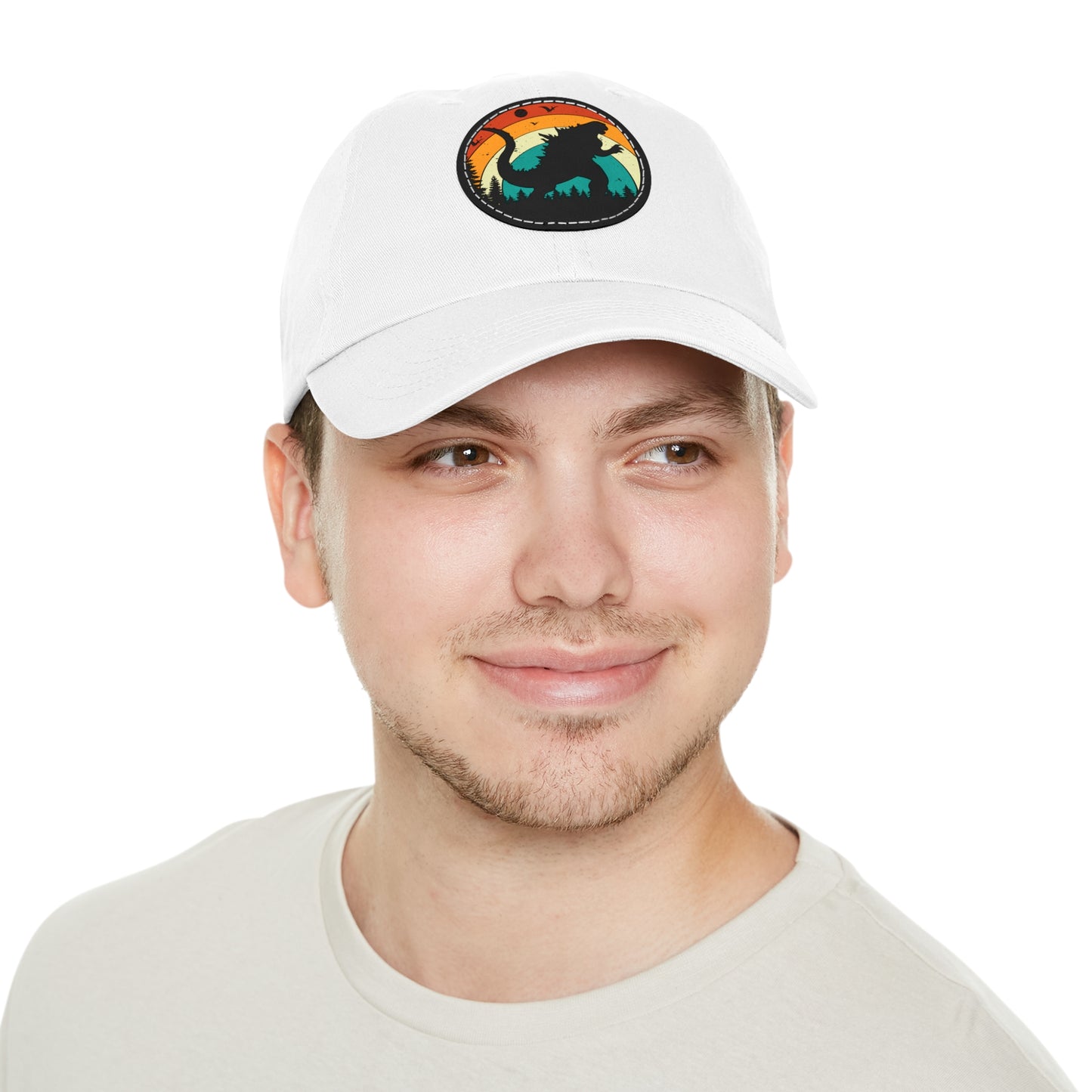 Adventure Dad Hat with Leather Patch – Perfect for Outdoor Enthusiasts