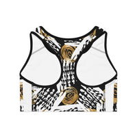 Chic Floral Sports Bra - Stylish Athletic Wear for Active Women