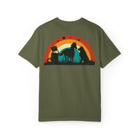 Rainbow Animal Scene Unisex T-Shirt - Nature Lover's Gift
