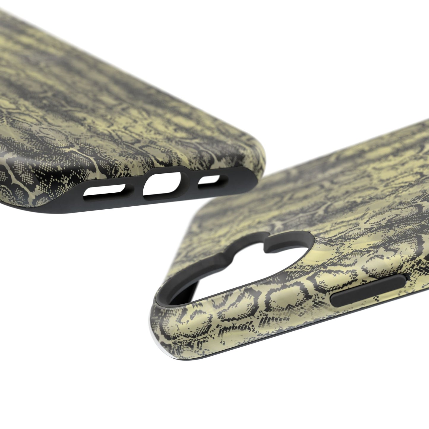 Stylish Snake Skin Magnetic Tough Case - Durable Protection for Your Phone