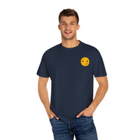 Smile Circle Unisex Garment-Dyed T-Shirt - Fun Casual Tee for Everyday Wear