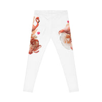 Flamingo Floral Women's Casual Leggings - Comfortable, Stylish Activewear for Everyday Wear