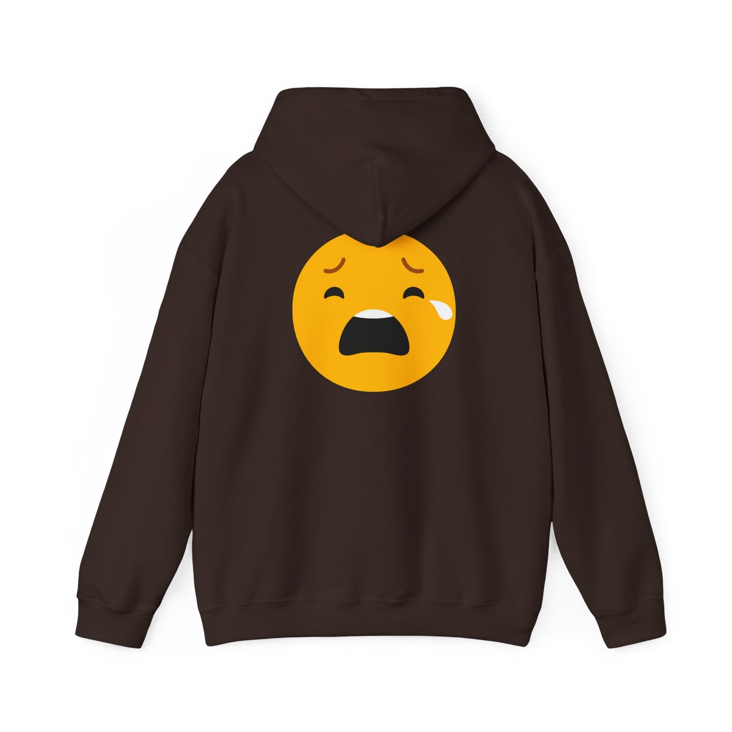Unisex Heavy Blend™ Sad Emoji Hoodie - Cozy & Expressive Sweatshirt