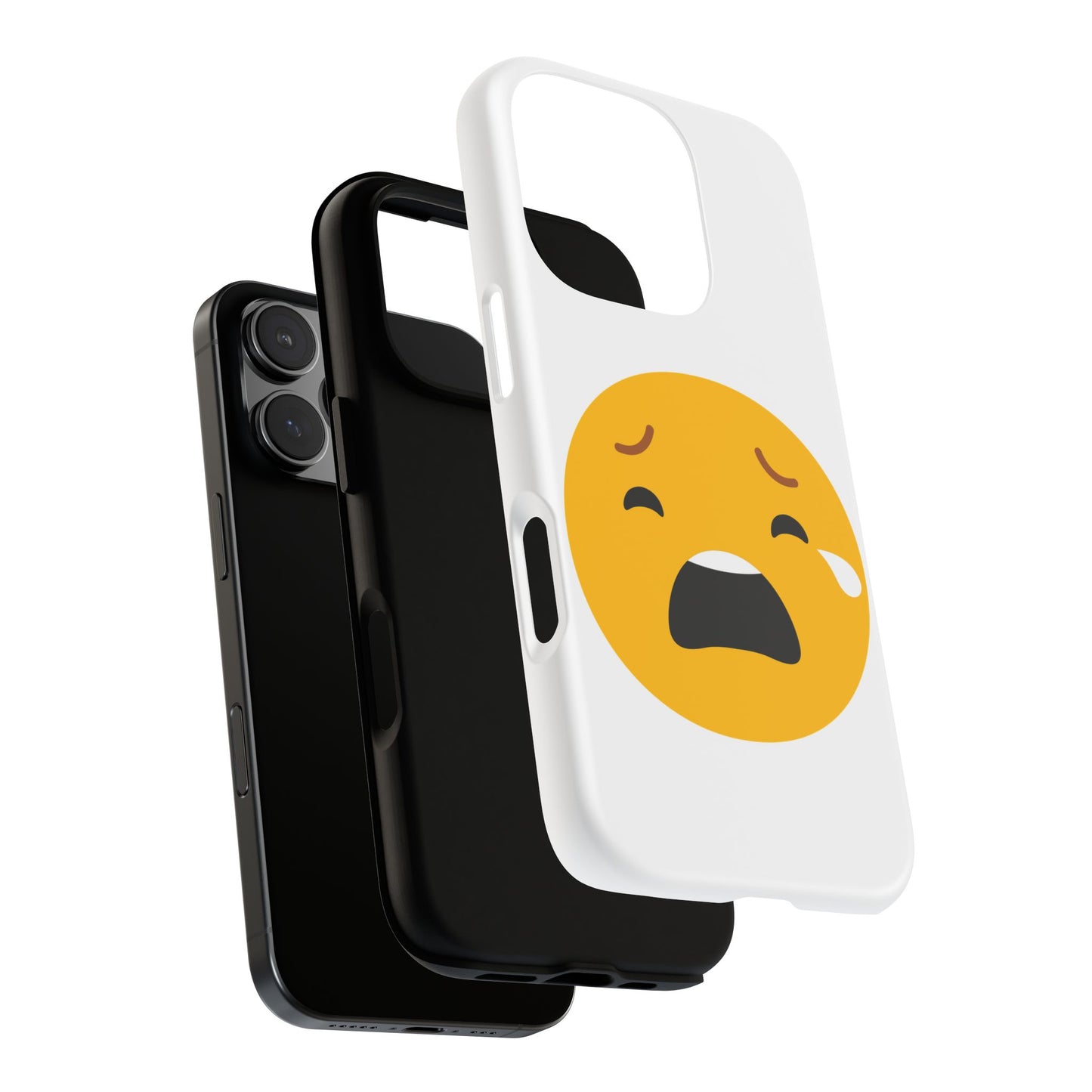Emotional Tough Case – Sad Emoji Phone Case for Supportive Gifts