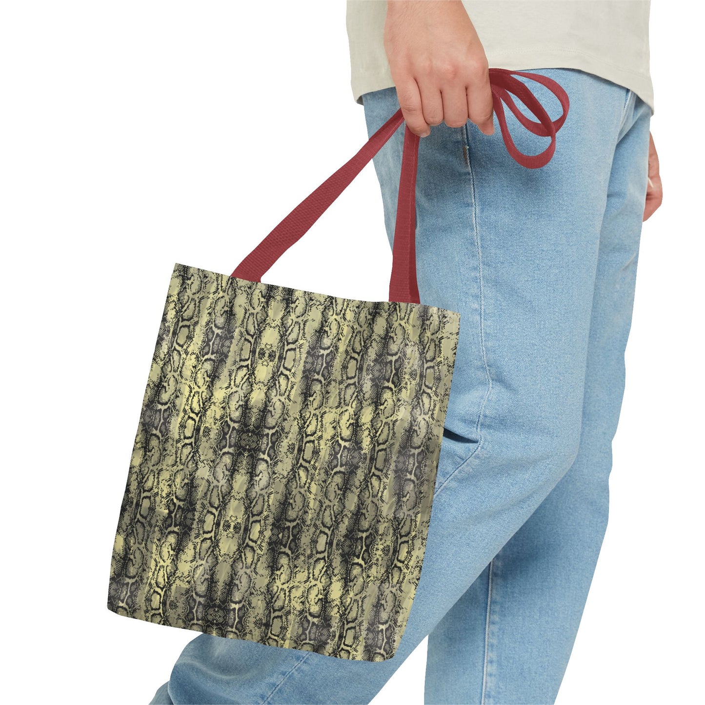 Stylish Snake Print Tote Bag – Eco-Friendly, Perfect for Everyday Use