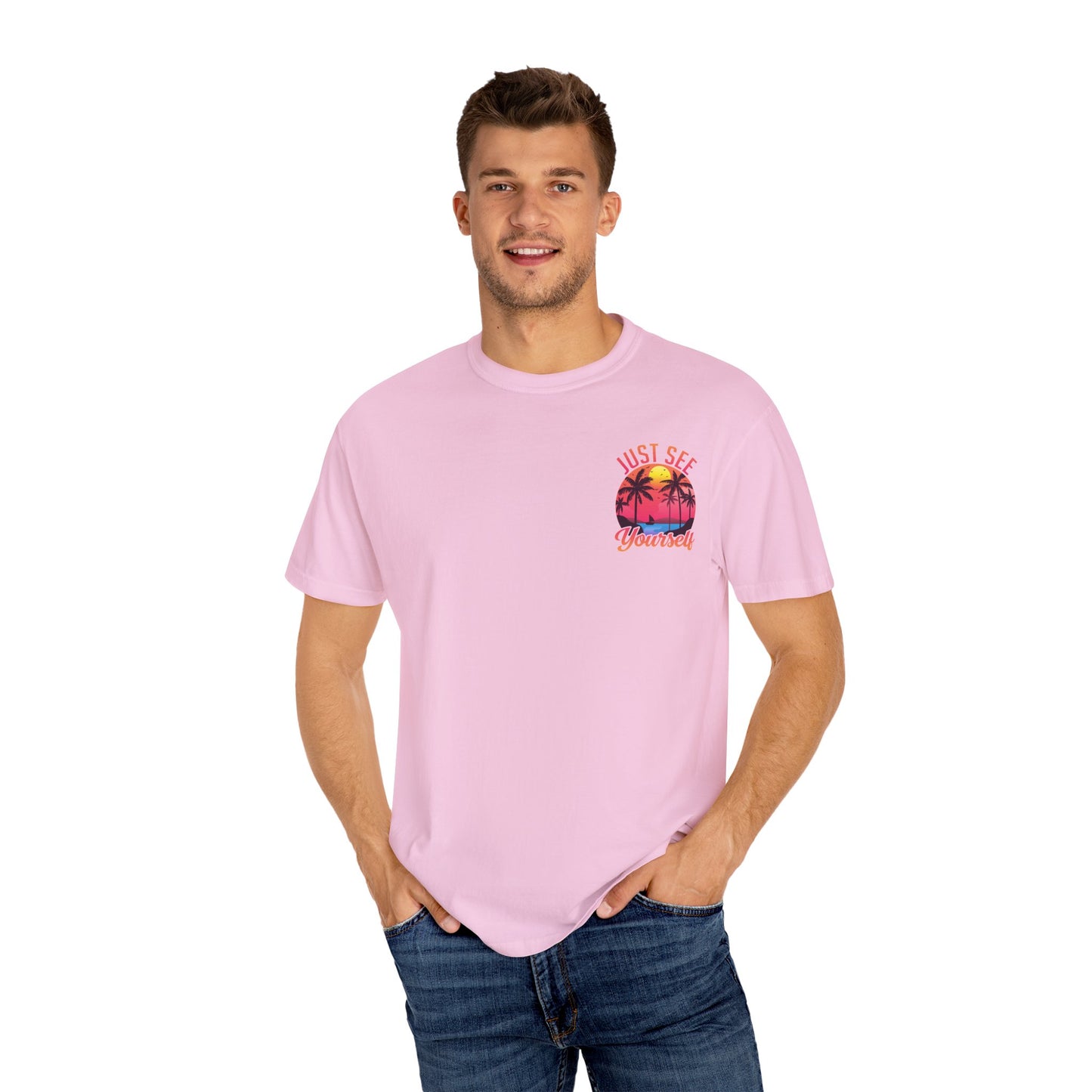 Tropical Vibes T-Shirt, Summer Casual Tee, Unisex Streetwear, Vacation Shirt, Beach Life Apparel, Gift for Travelers