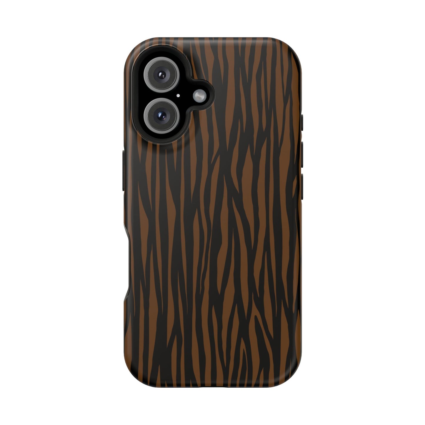 Stylish Magnetic Tough Phone Case - Bold Striped Design