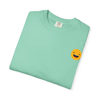 Smiley Face Unisex Garment-Dyed T-Shirt - Fun and Comfortable Casual Wear