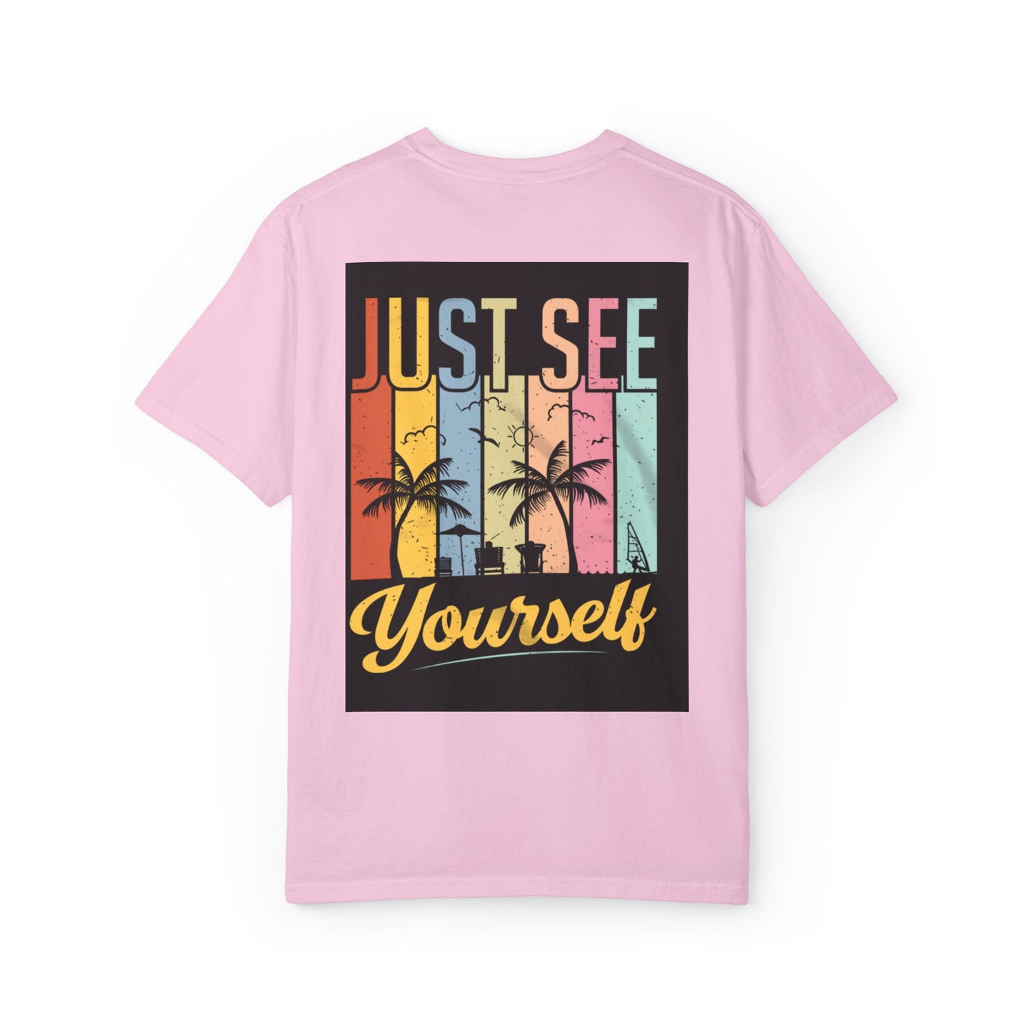 Retro Beach Vibes Unisex T-Shirt, Summer Casual Tee, Gift for Beach Lovers, Vacation Wear, Inspirational Graphic Tee, FUN