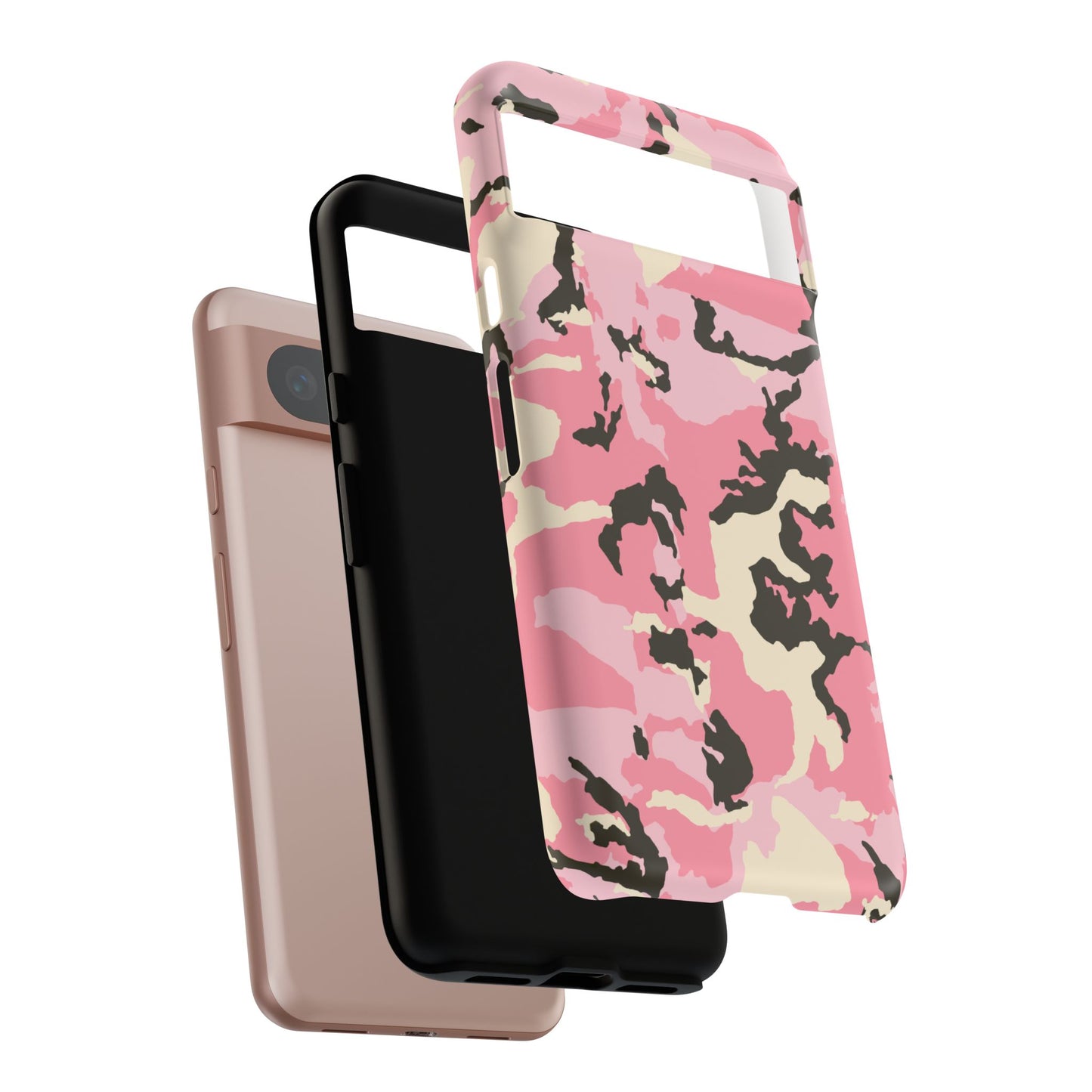 Stylish Pink Camouflage Phone Case – Tough Cases for Trendsetters