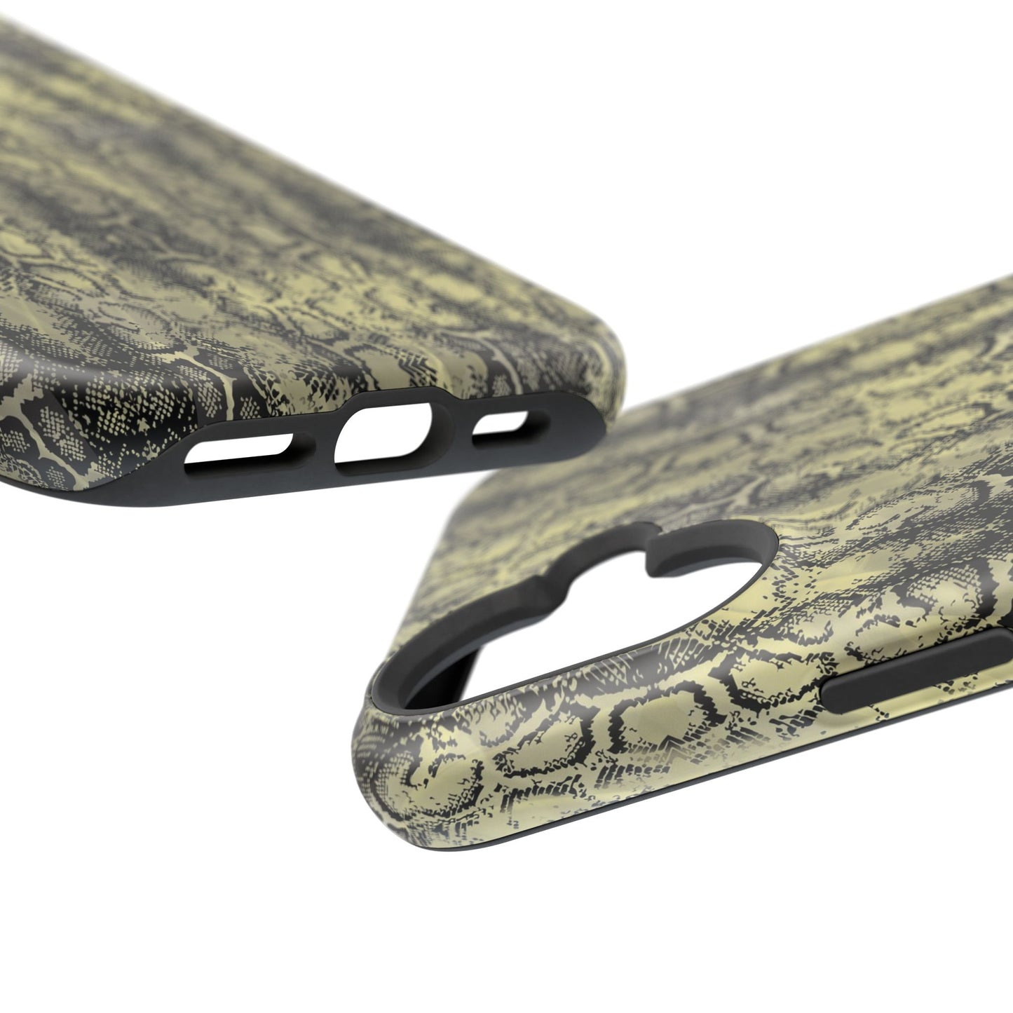 Stylish Snake Skin Magnetic Tough Case - Durable Protection for Your Phone