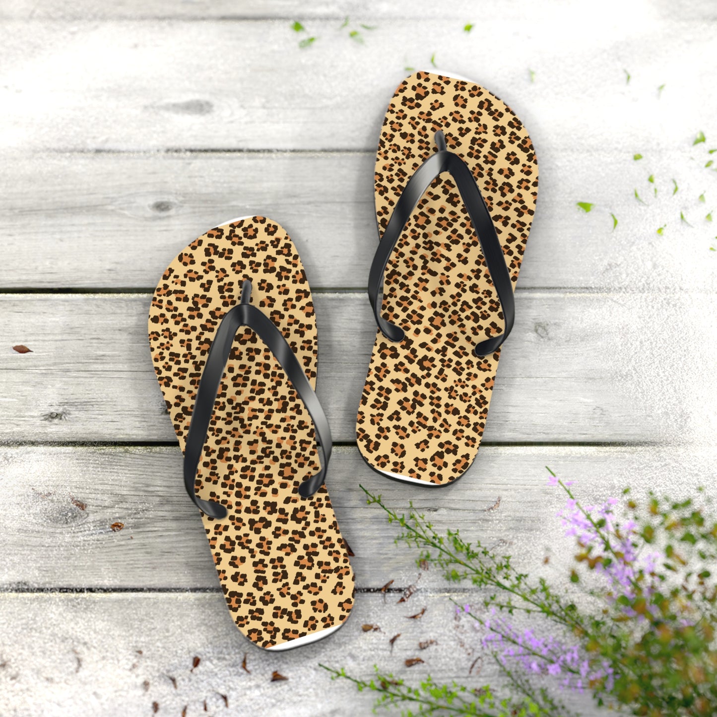 Leopard Print Flip Flops for Summer Vibes