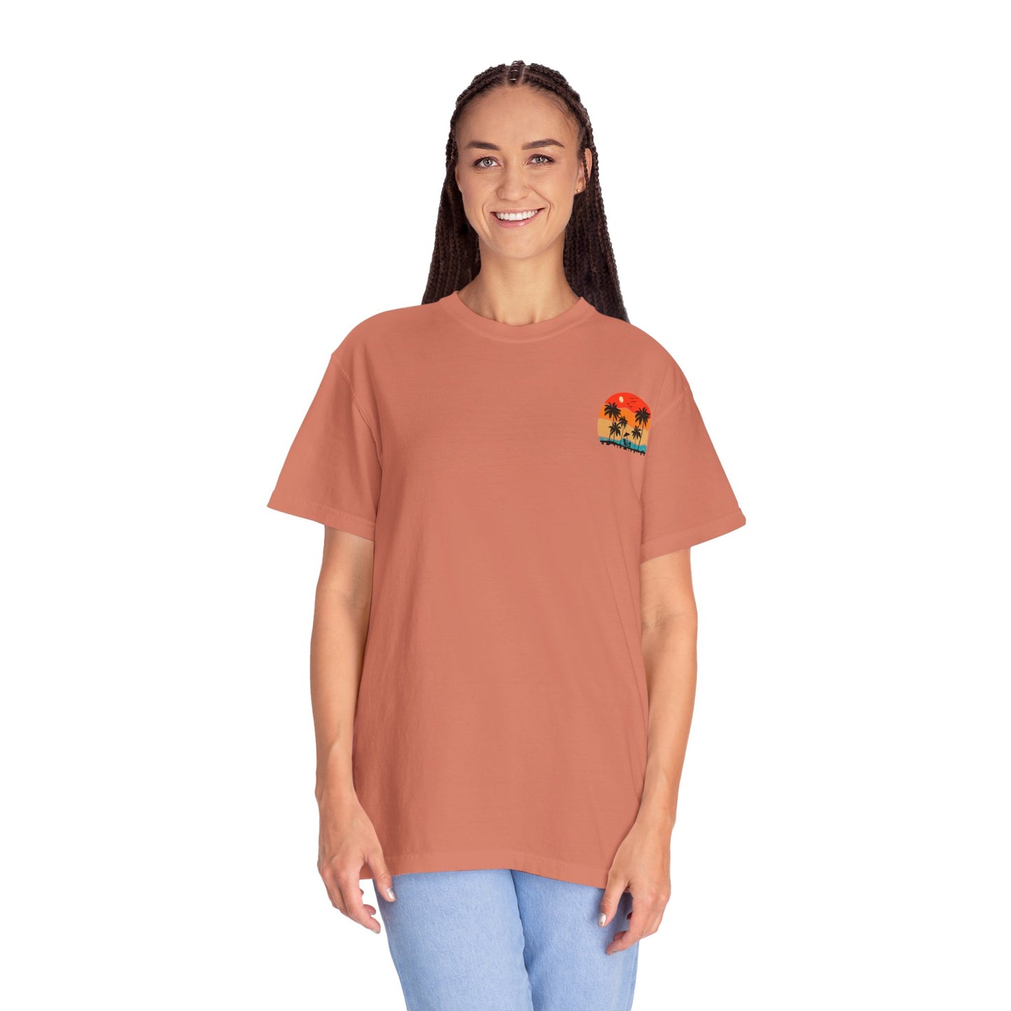 Sunset Vibe Unisex T-Shirt - Tropical Paradise Design
