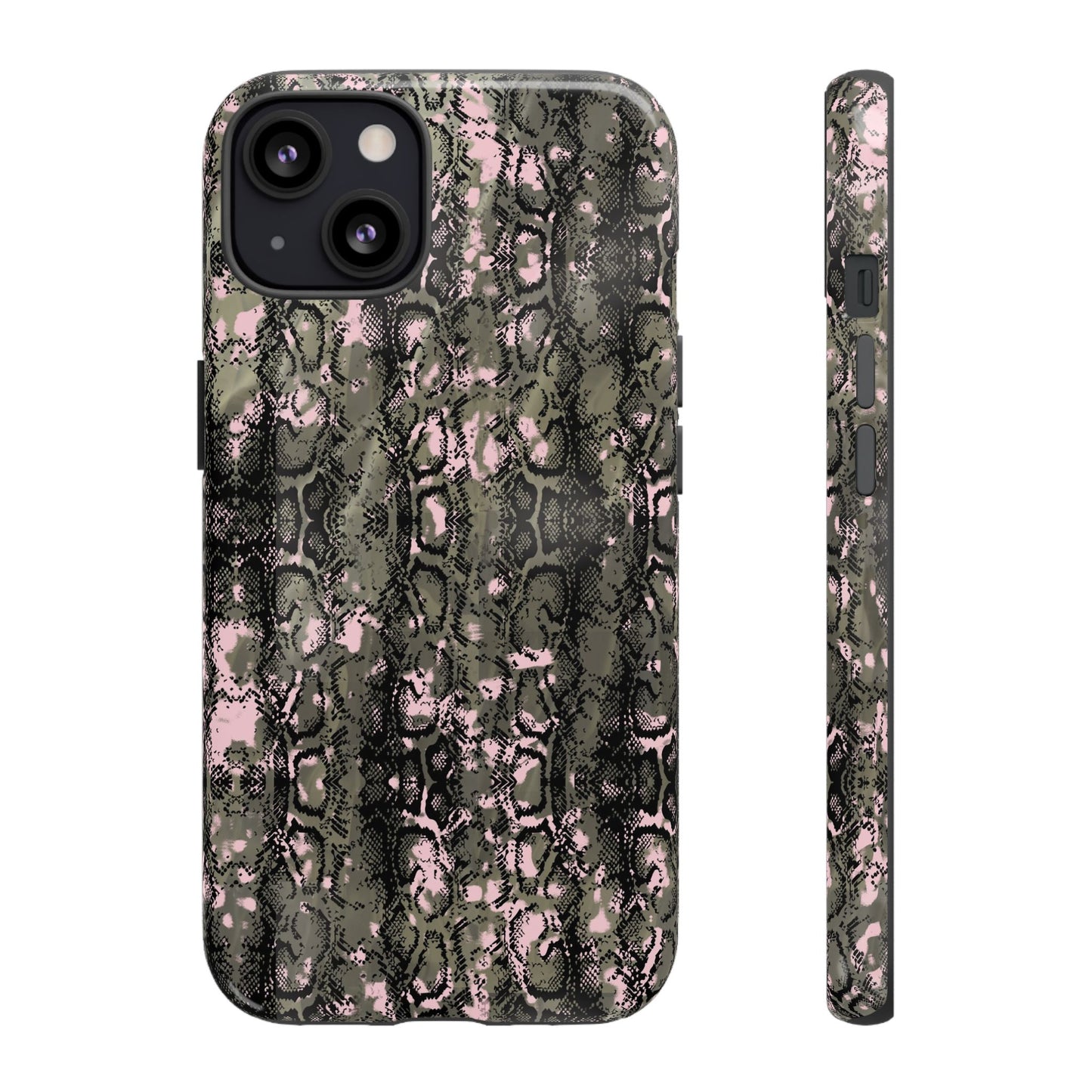 Stylish Snake Print Phone Case for Tough Protection