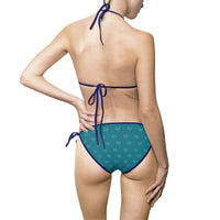 Anchor Print Women's Bikini Swimsuit - Stylish Beachwear for Summer Fun
