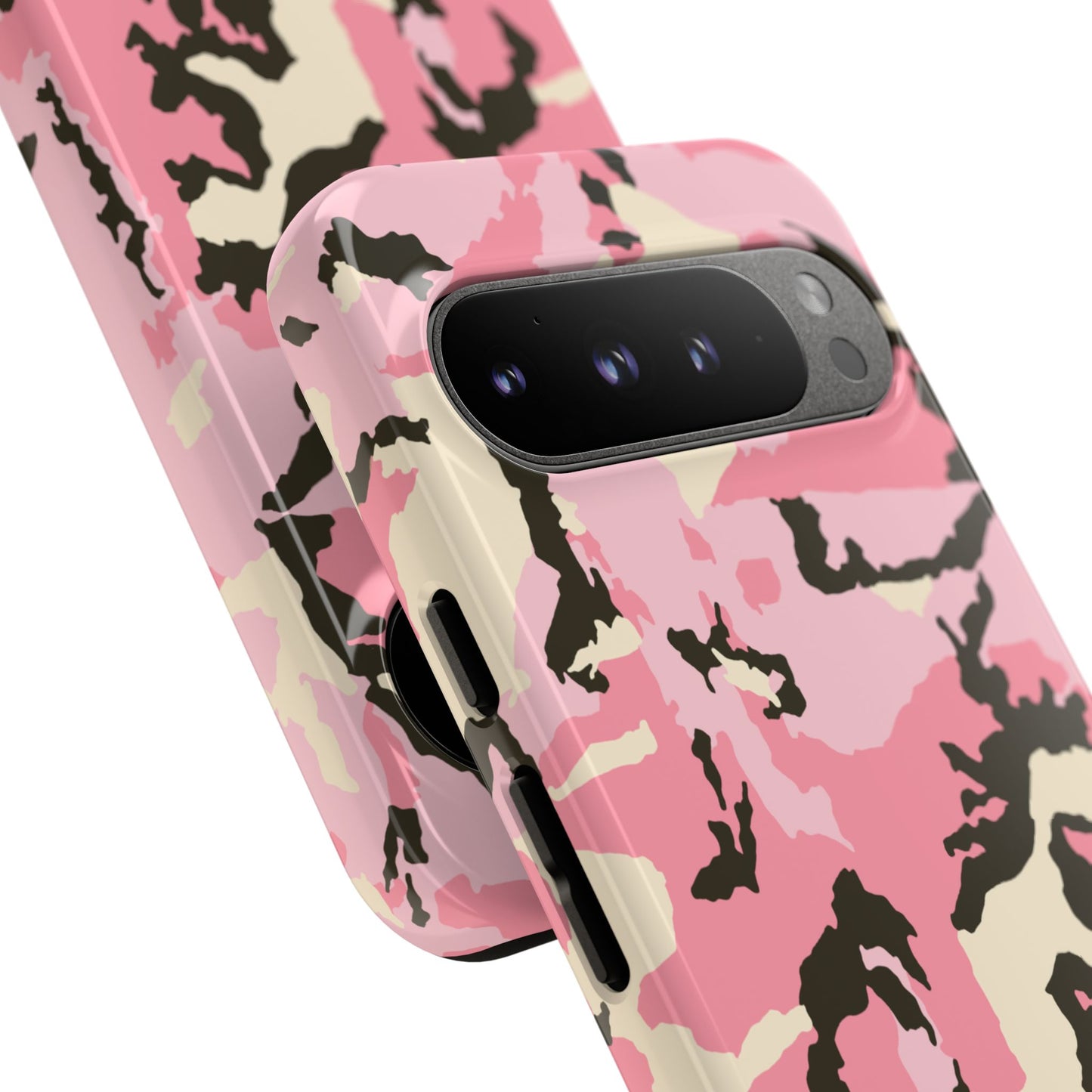 Stylish Pink Camouflage Phone Case – Tough Cases for Trendsetters