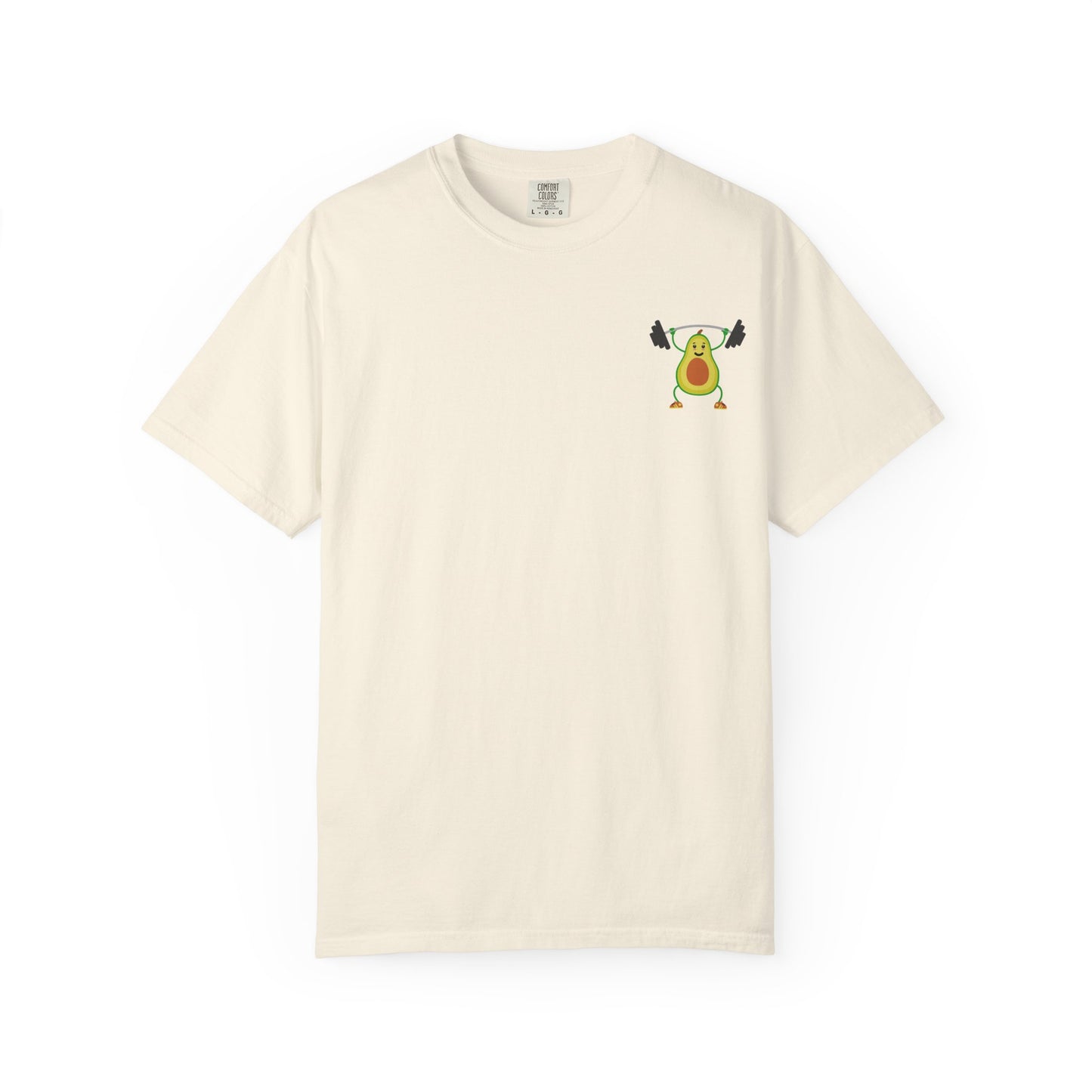 Funny Avocado Workout Unisex T-Shirt - Perfect for Fitness Lovers & Healthy Eating Enthusiasts