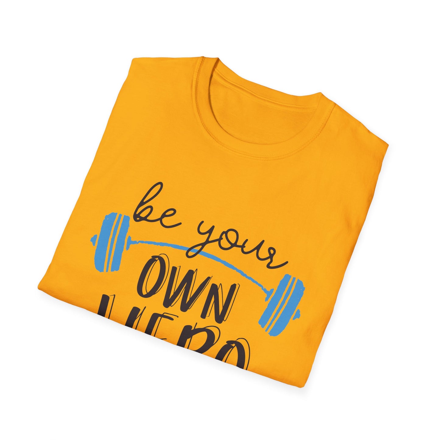 Motivational Unisex T-Shirt - "Be Your Own Hero" - Casual Gift, Positive Vibes, Everyday Wear, Friendly Apparel