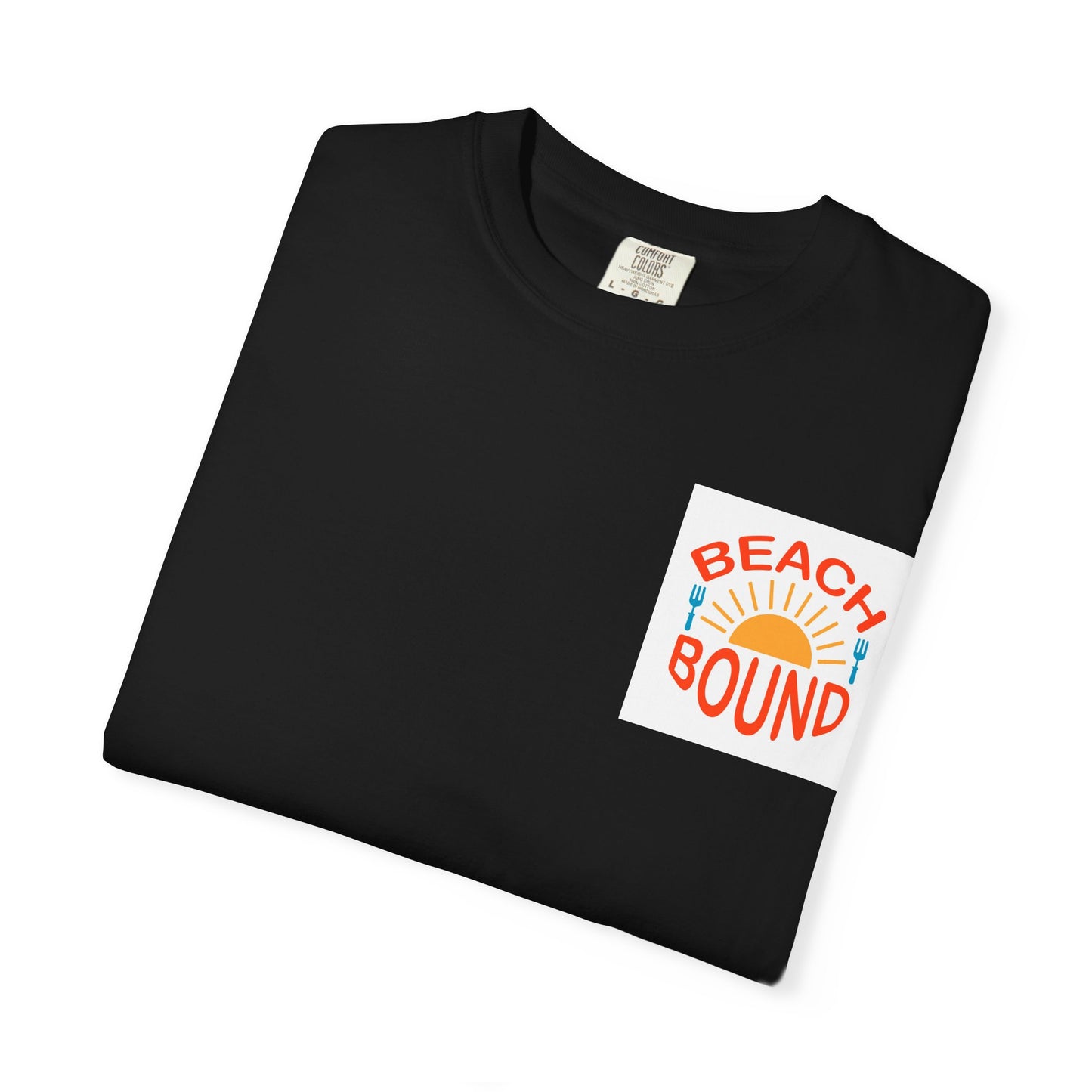 Beach Bound Unisex Garment-Dyed T-Shirt, Summer Vibes, Casual Wear, Beach Trip, Vacation Shirt, Outdoor Activities