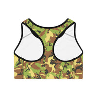 Stylish Camo Sports Bra for Active Women
