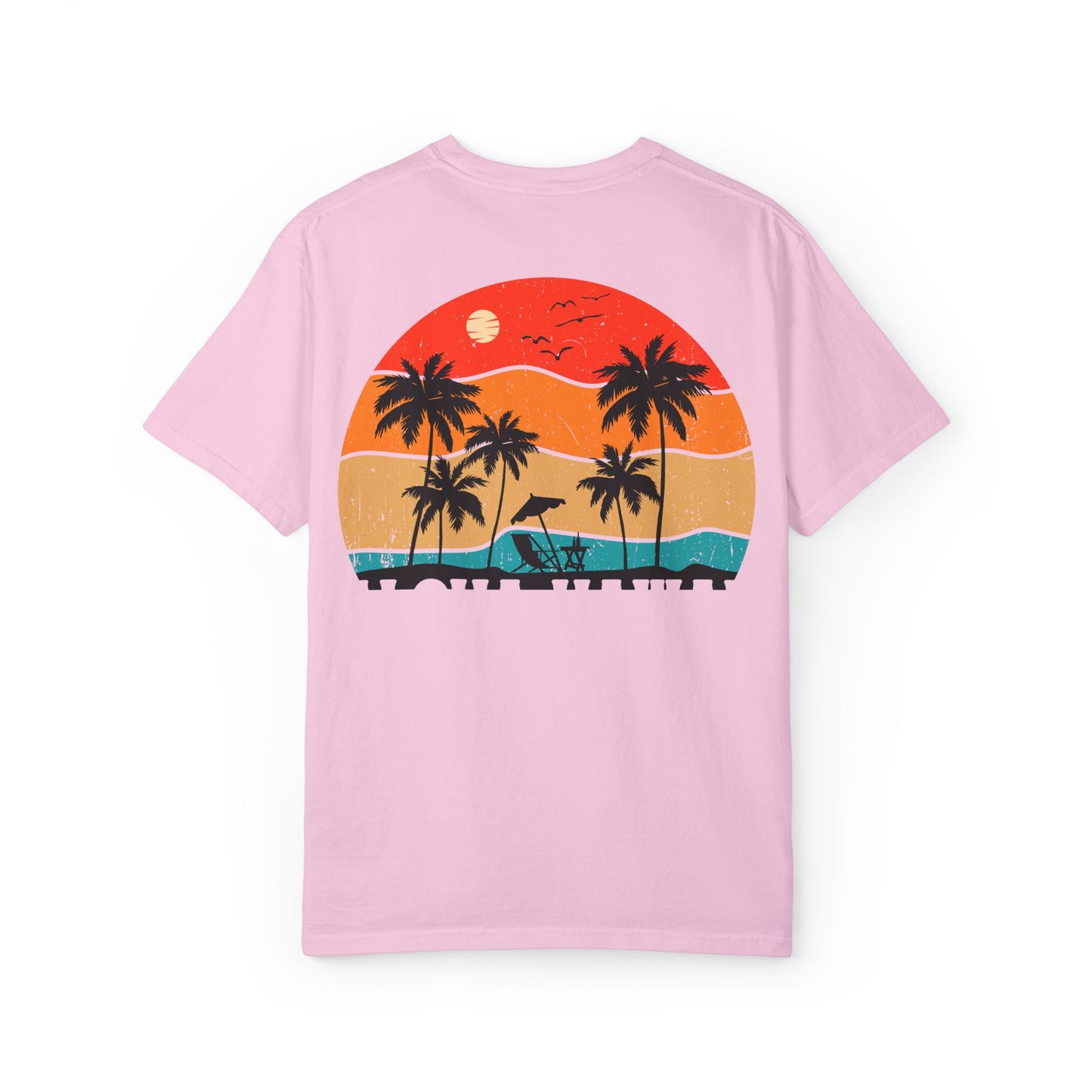 Sunset Vibe Unisex T-Shirt - Tropical Paradise Design