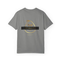 Virtual Glitch Unisex Garment-Dyed T-Shirt - Fun & Stylish Tee for Game Lovers